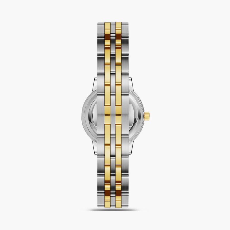 OMAX ساعة أومكس النسائية التناظرية ذات اللونين - Image 3